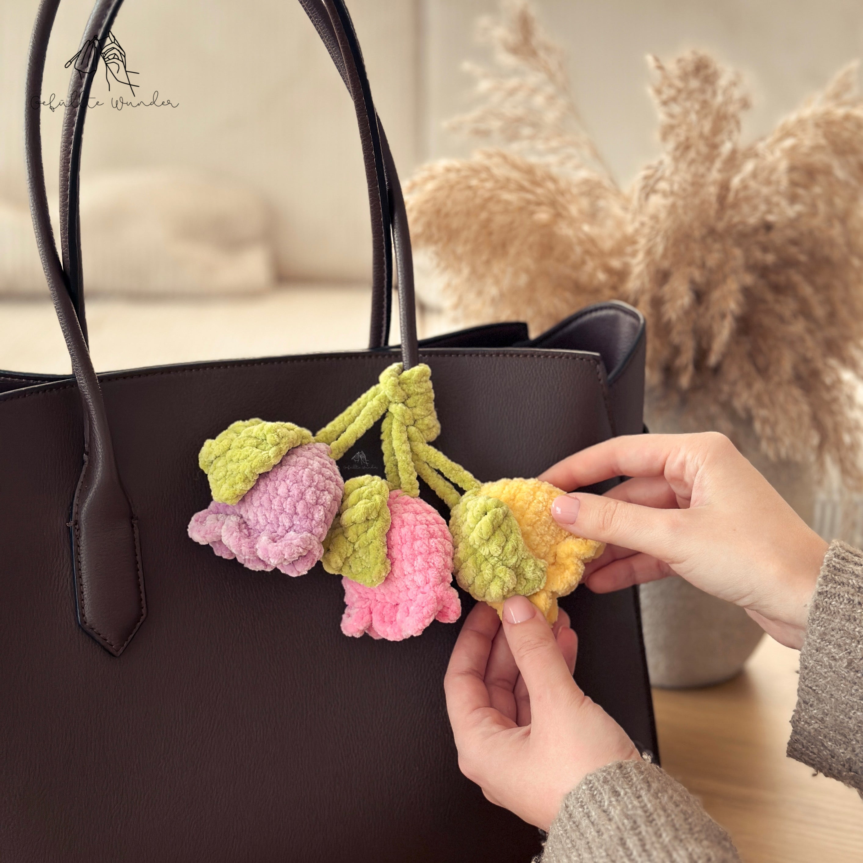 Tulpen Taschenanhänger